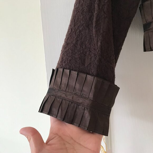 Tracy Reese | Lacy Ribbon-Trimmed Cardigan - Picture 8 of 14